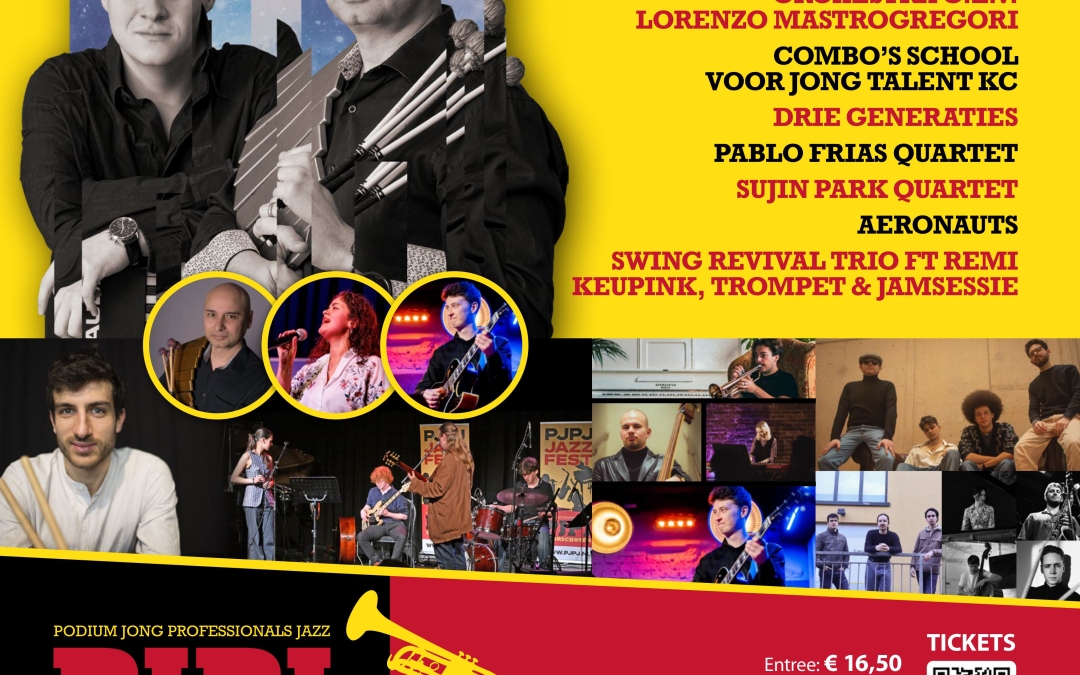 Line up, nieuws en tickets | PJPJ Voorschoten JazzFest 16 mei 2026